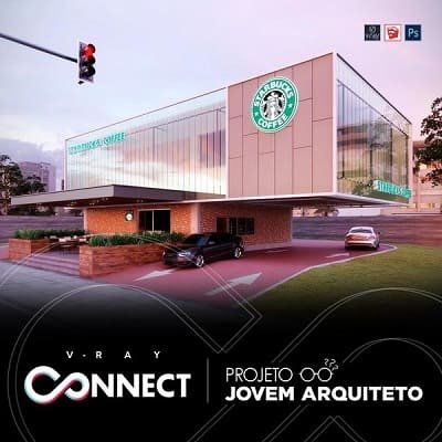 Curso V-ray SketchUp Jovem Arquiteto Empresario Conectado