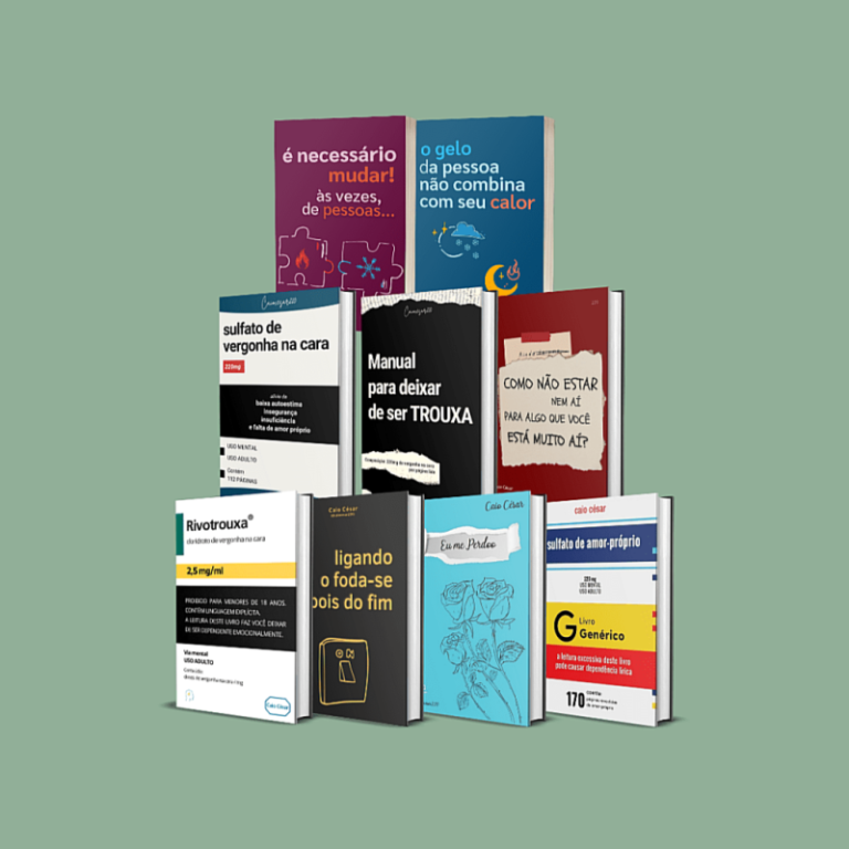 Pack de 9 Livros de CaioCesar220: Transformando Relacionamentos e Autoestima Curso.blog.br