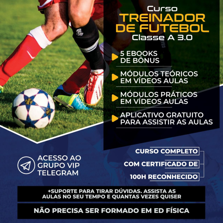 TREINADOR DE FUTEBOL CLASSE A 3.0