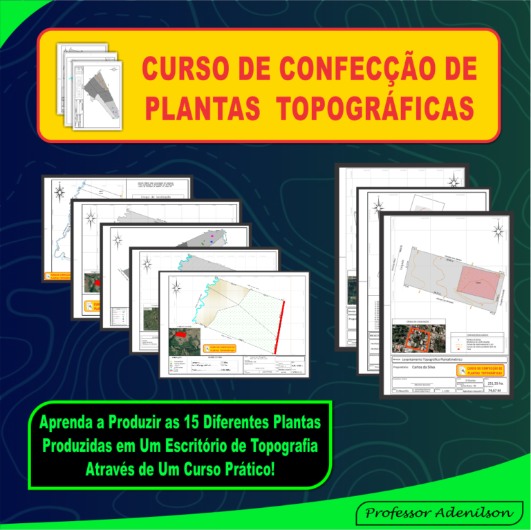  Confecção de Plantas Para Topografia Cadastral