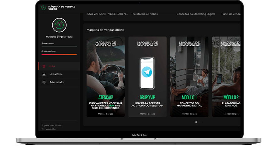Máquina de Vendas Online 3.0 – Como Transformar Seu Negócio Digital com o Método de Matheus Borges Curso.blog.br