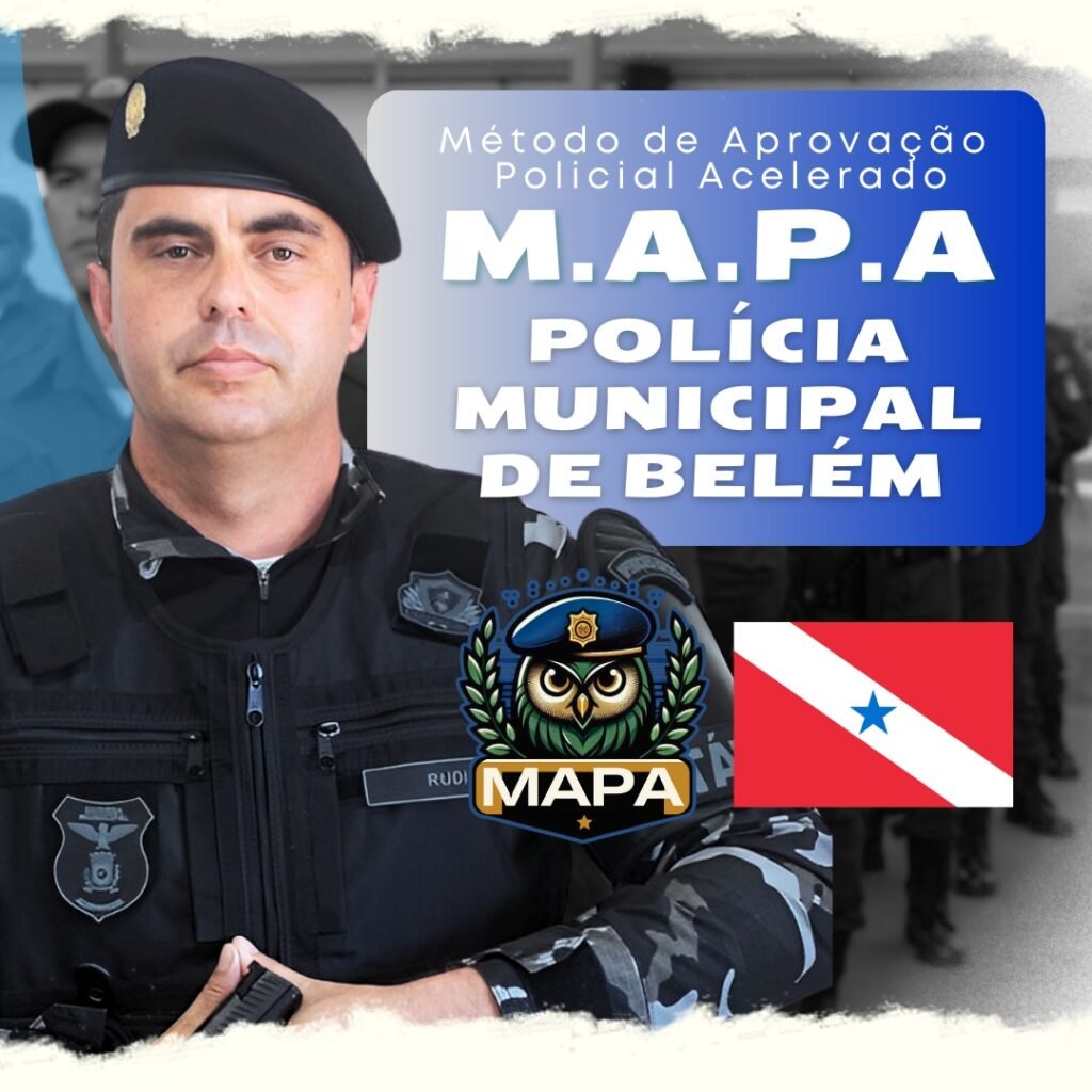 MAPA POLÍCIA MUNICIPAL DE BELÉM 1 MAPA POLÍCIA MUNICIPAL DE BELÉM Curso.blog.br