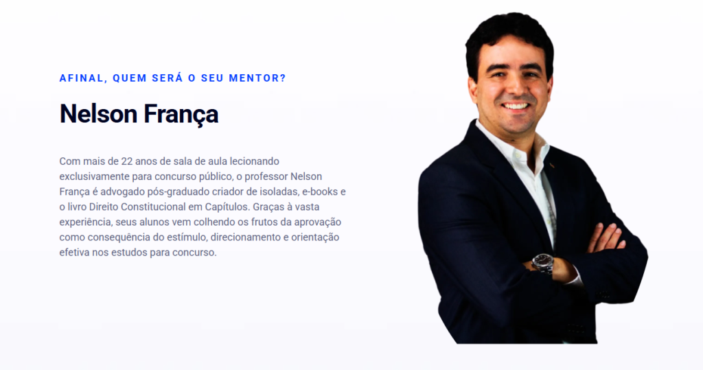 A Mentoria de Nelson Luiz de França Neto: Como Alcançar Sua Aprovação em Tribunais com Estratégias Personalizadas e Materiais Exclusivos 1 A Mentoria de Nelson Luiz de França Neto: Como Alcançar Sua Aprovação em Tribunais com Estratégias Personalizadas e Materiais Exclusivos Curso.blog.br