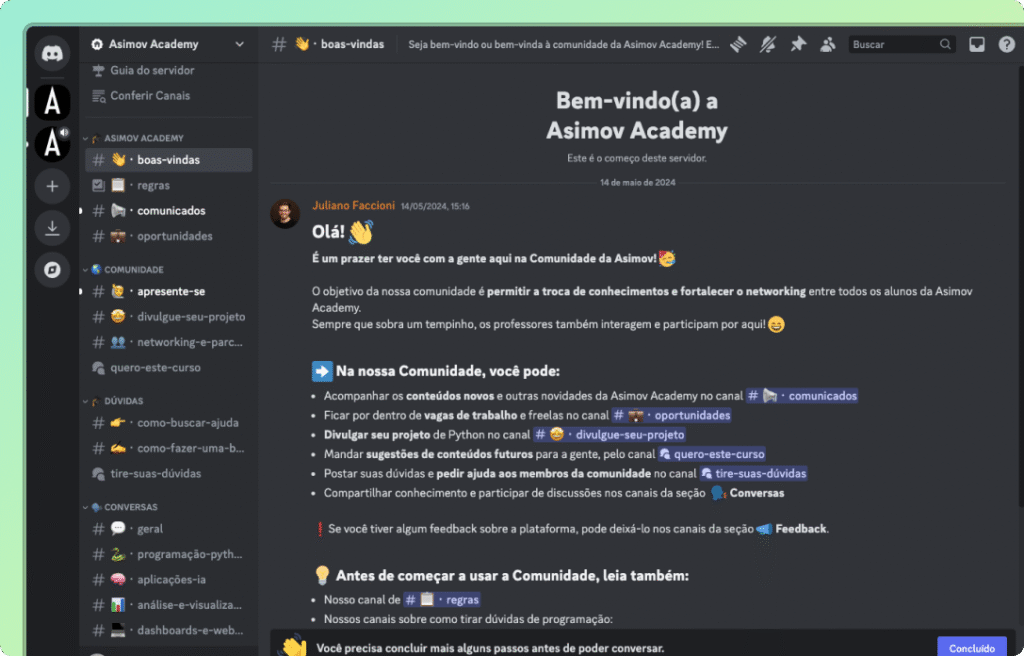 Cupom de Desconto Asimov Academy: Como Economizar no Melhor Curso de Python 1 Cupom de Desconto Asimov Academy: Como Economizar no Melhor Curso de Python Curso.blog.br
