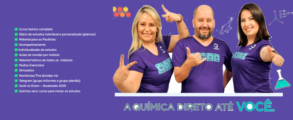 iQuímica Tatty, Gui e Mary: Revisão Sistemática de Química ENEM 2025 Brasil com Foco Prático 1 iQuímica Tatty, Gui e Mary: Revisão Sistemática de Química ENEM 2025 Brasil com Foco Prático Curso.blog.br