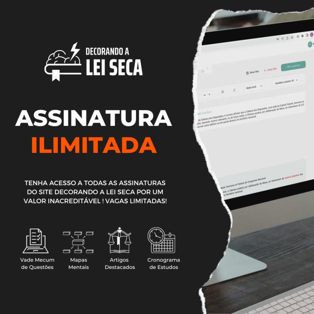 Assinatura ILIMITADA Decorando a Lei Seca 1 Assinatura ILIMITADA Decorando a Lei Seca Curso.blog.br