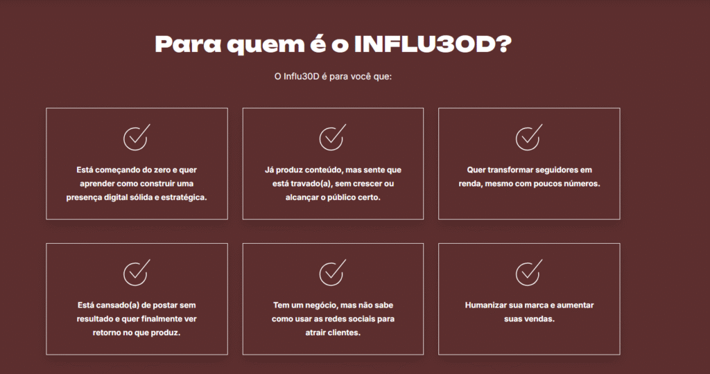 “Influ30D: Mentoria de Marketing Digital com Giovanna Quercia” Curso.blog.br