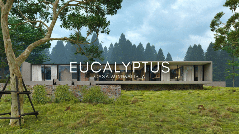 Projeto Arquitetônico Completo Casa Semi Suspensa de 17×25 Moderna e Aconchegante – Eucalyptus