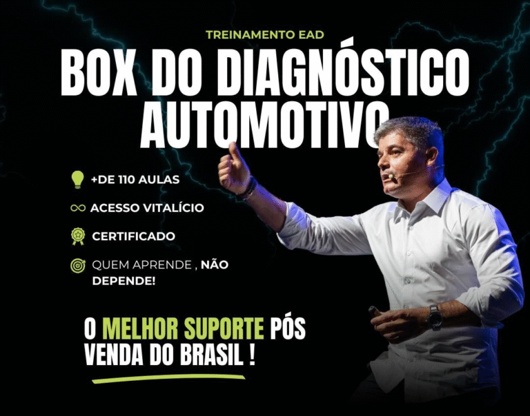 ARB TREINAMENTOS AUTOMOTIVOS TREINAMENTO EAD BOX DO DIAGNÓSTICO AUTOMOTIVO – DO BÁSICO AO AVANÇADO