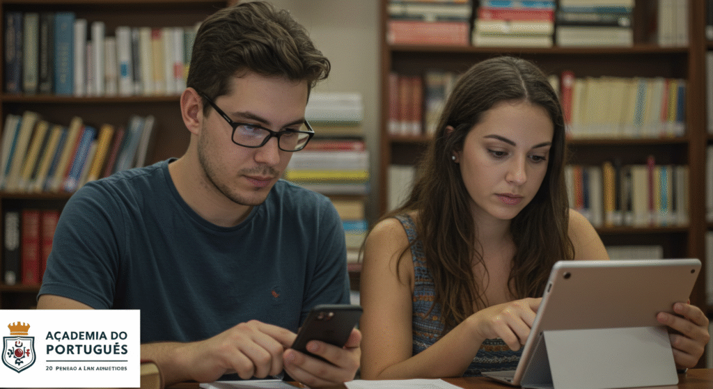 Aulas de Português Academia