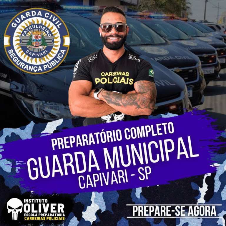 🛡️ Como se preparar para o concurso da Guarda Municipal de Capivari – SP com o curso certo?