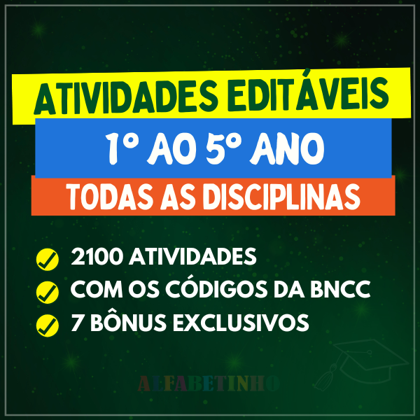 Título: ATIVIDADES 1º AO 5º ANO BNCC 2025: O que é e como funciona o material completo do Alfabetinho? Curso.blog.br