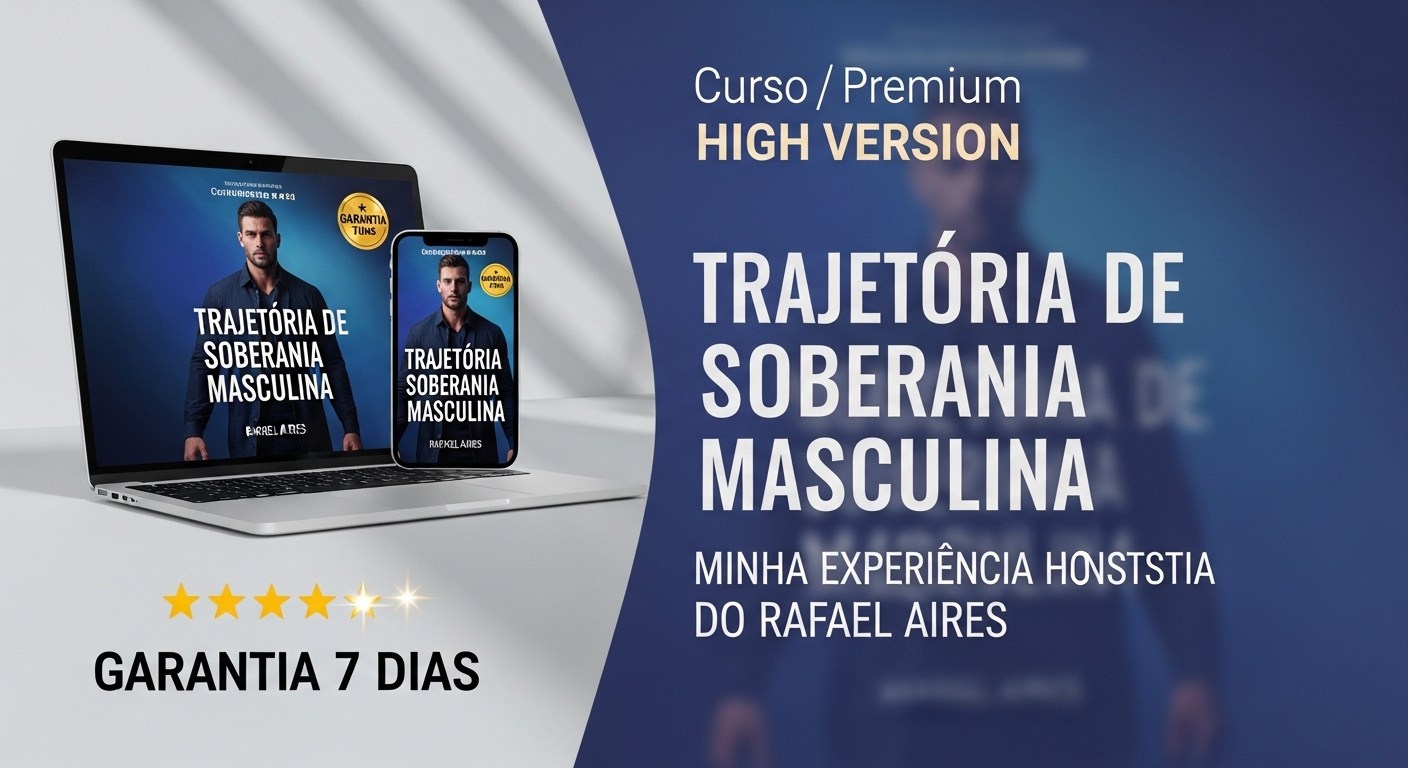 minha experiência honesta com a trajetória de soberania masculina do rafael aires