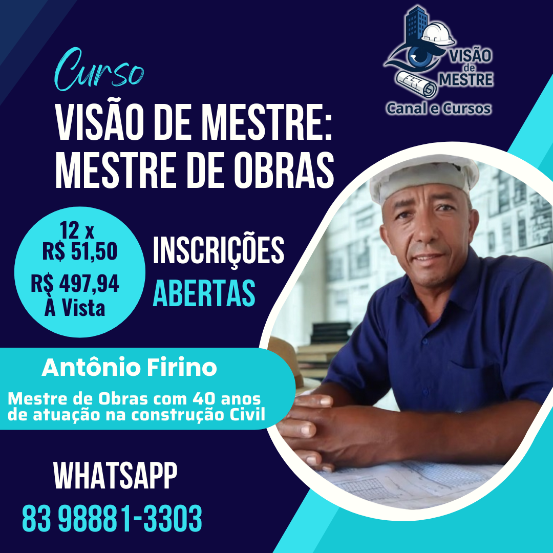 curso visão de mestre mestre de obras