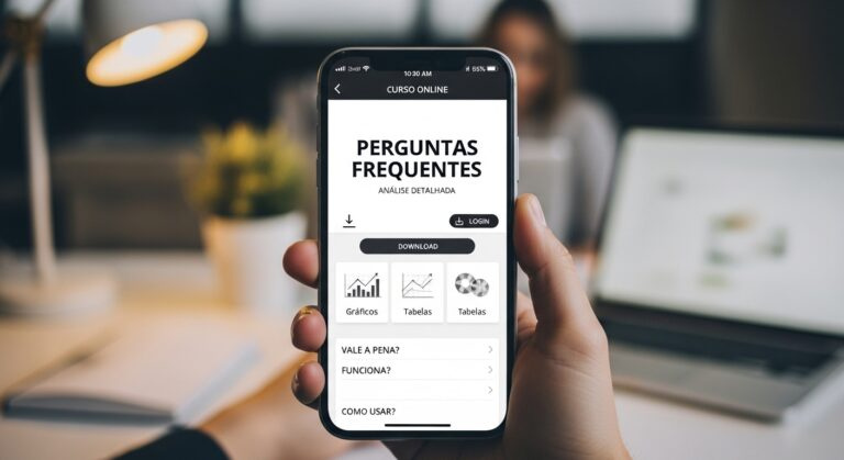 Ilustração de Caio Calderaro ao lado de um painel do Google Ads mostrando gráficos de lucro e ícones de automação, simbolizando o curso GPA Domínio Estratégico 3.0.