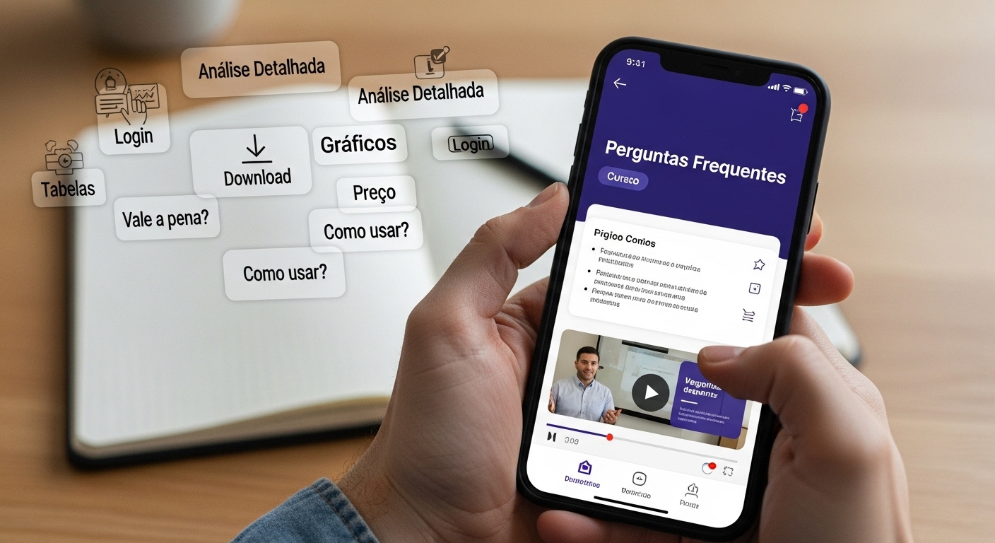 Homem atlético ao nascer do sol, rodeado por ícones de sono, nutrição, treino e mente, representando o Clube da Testo de Alessandro Loiola.