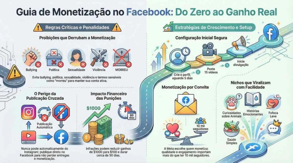 Como Criar Vídeos no Facebook sem Aparecer e Monetizar de Forma Escalável 2 Como Criar Vídeos no Facebook sem Aparecer e Monetizar de Forma Escalável Curso.blog.br