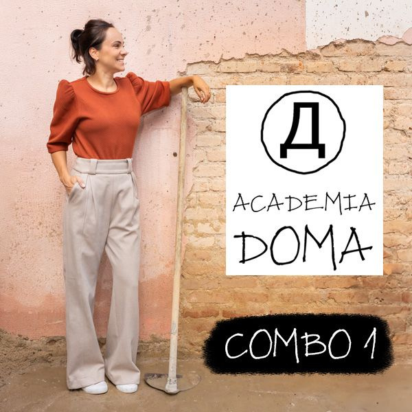 Estúdio de arquitetura moderno da Academia Doma com arquiteta revisando projetos e recursos digitais.