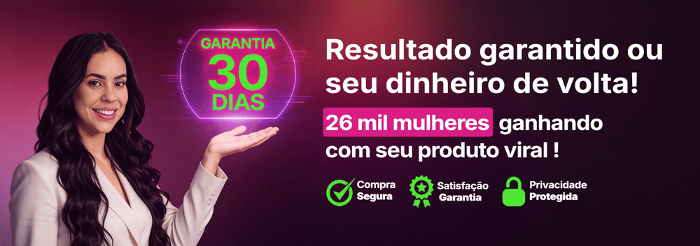 Ilustração de uma mulher empreendedora digital usando laptop, cercada por ícones de redes sociais, gráficos de crescimento e uma comunidade feminina, representando o Método 6K.